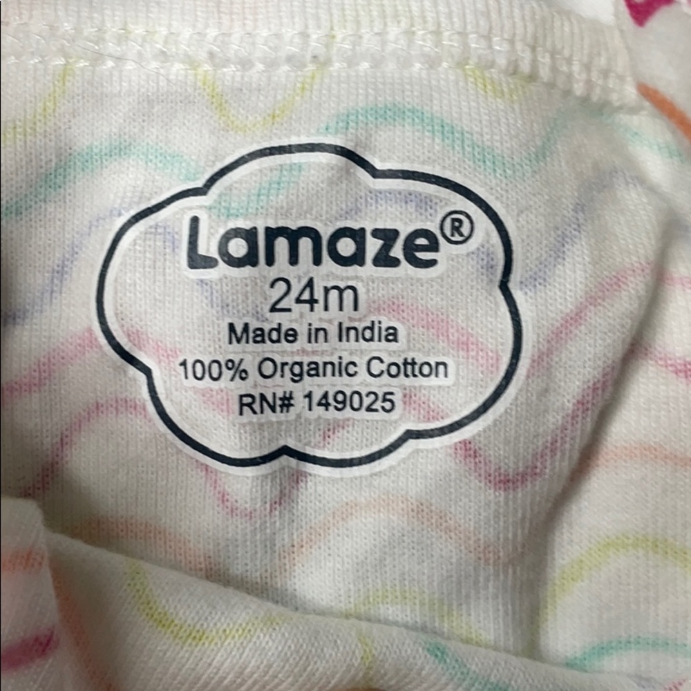 Lamaze Organic Cotton Ruffle sleeve Set - Picture 3 of 4